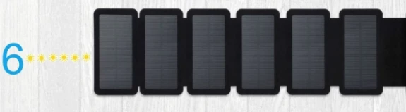 Folding Solar Panels For Use Alone Or With Outdoor Expandable Solar Power Bank - 6 Panels 6 Folding Solar Panels For Use Alone Or With Outdoor Expandable Solar Power Bank - 6 Panels - Image 4