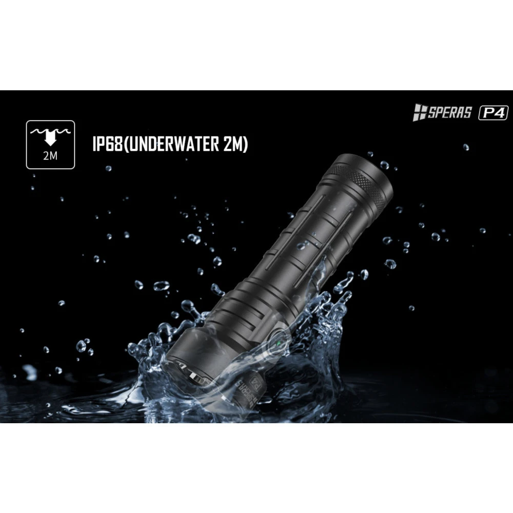 SPERAS P4 Compact Rechargeable Flashlight With Power Bank Function(4000 Lumens, 288 Metres) 9 SPERAS P4 Compact Rechargeable Flashlight With Power Bank Function(4000 Lumens, 288 Metres) - Image 7