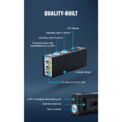 Lumintop MOONBOX Rechargeable Flashlight (12,000 Lumens, 225 Metres) -Outdoor Equipment Store ln3TrowtrGzxdOxojLVDfdT4wU9c5G metabW9vbmJveDoud2VicA3D3D