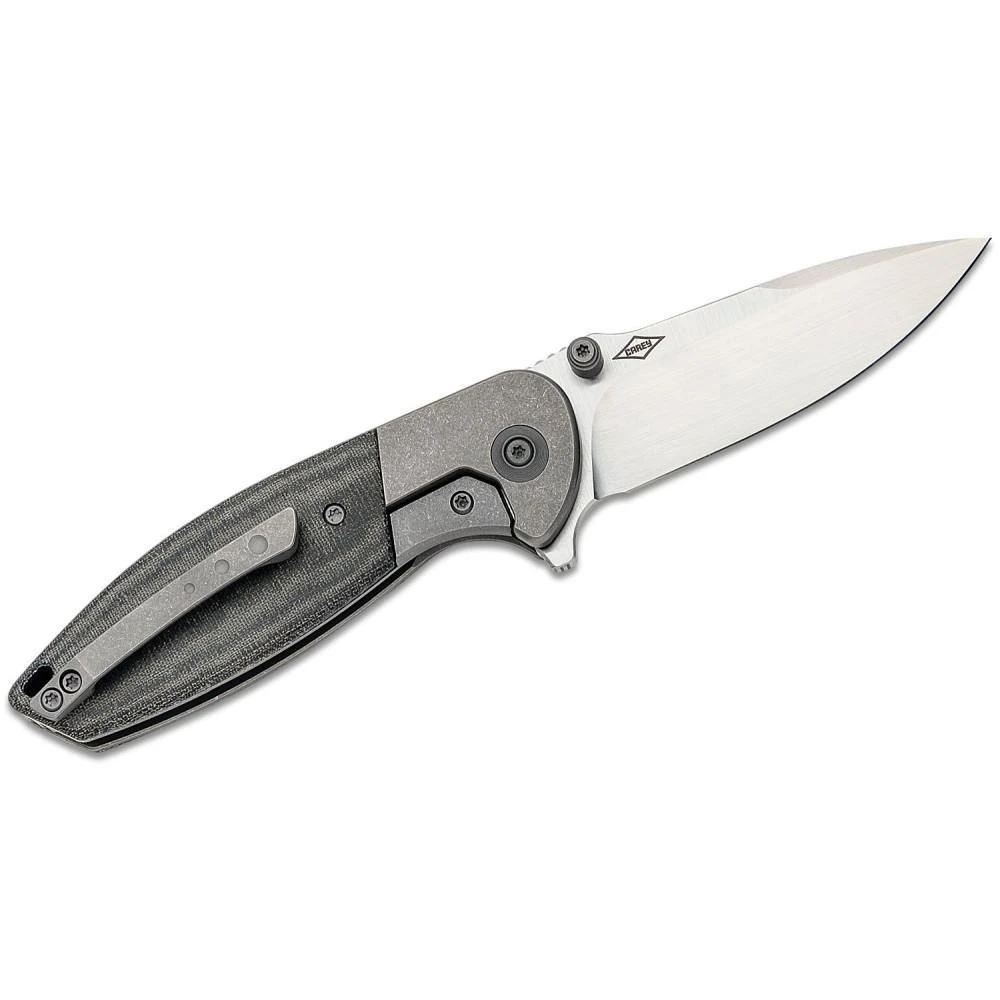WE Knife Co. Nitro Mini, Bolstered Titanium With Black Linen Micarta, And Hand Rubbed CPM-20CV Blade - WE22015-3 7 WE Knife Co. Nitro Mini, Bolstered Titanium With Black Linen Micarta, And Hand Rubbed CPM-20CV Blade - WE22015-3 - Image 5