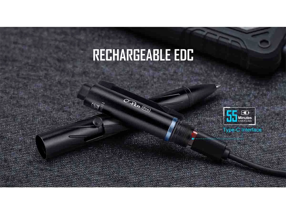 Olight O'Pen Pro Max 120 Lumens Rechargeable Penlight With Green Laser Beam 8 Olight O'Pen Pro Max 120 Lumens Rechargeable Penlight With Green Laser Beam - Image 6