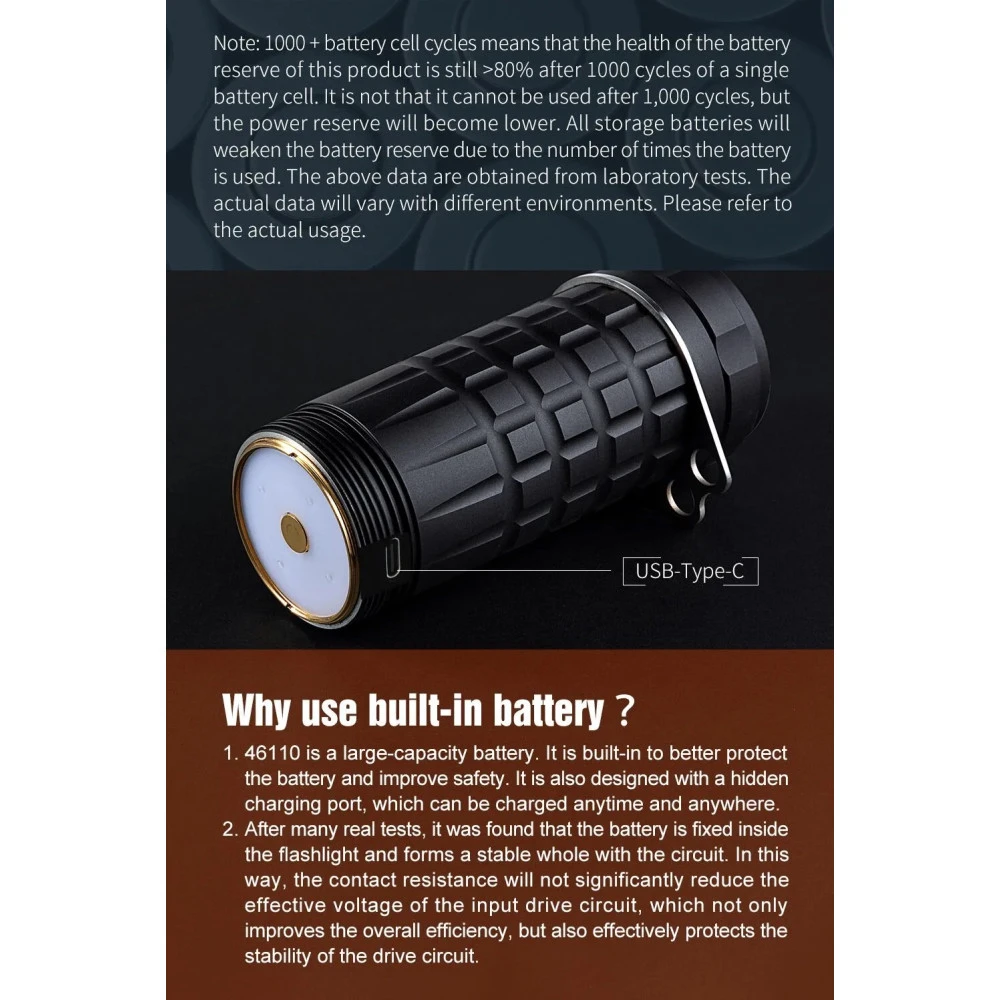 Lumintop GT110 Rechargeable Ultra Long Throw Searchlight - 7000 Lumens, 2720 Metres 10 Lumintop GT110 Rechargeable Ultra Long Throw Searchlight - 7000 Lumens, 2720 Metres - Image 8