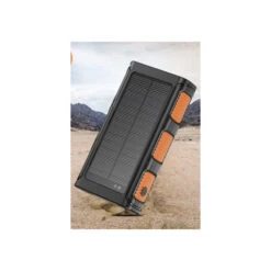 30,000mAh Solar Power Bank With Hand Crank