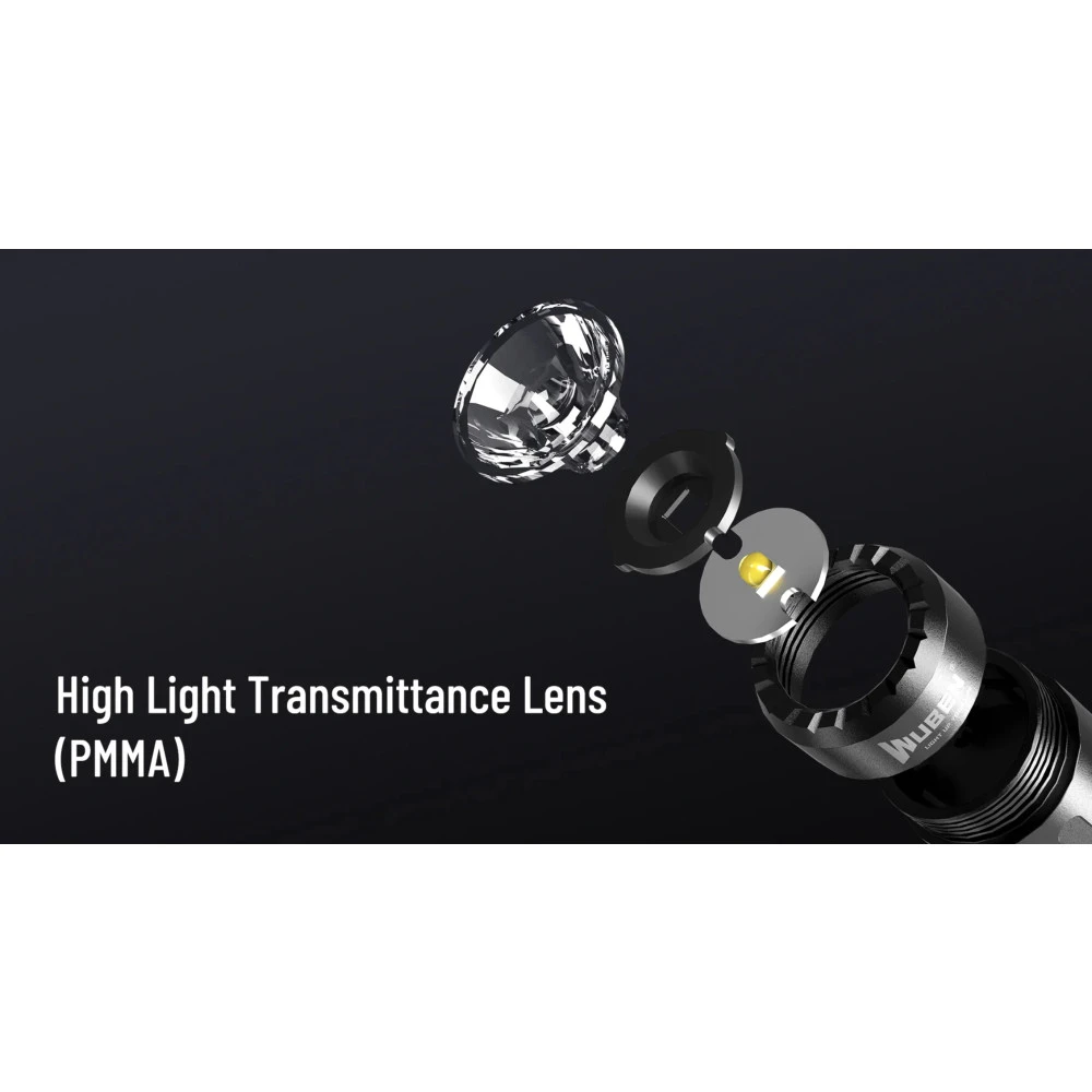 Wuben C3 Rechargeable Compact Flashlight (1200 Lumens, 179 Metres) 14 Wuben C3 Rechargeable Compact Flashlight (1200 Lumens, 179 Metres) - Image 12