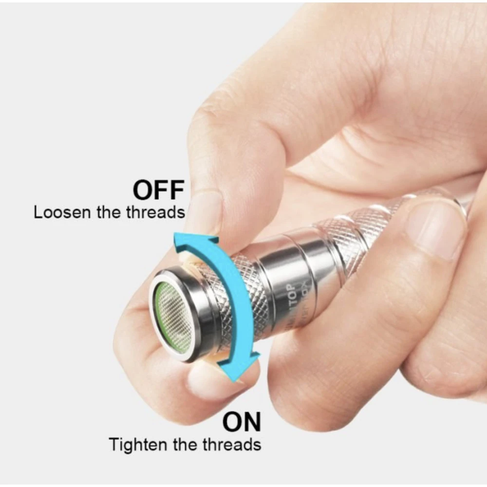 Lumintop Silver Fox Keyring EDC Flashlight With Magnetic Tailcap (760 Lumens, 70 Metres) 11 Lumintop Silver Fox Keyring EDC Flashlight With Magnetic Tailcap (760 Lumens, 70 Metres) - Image 9