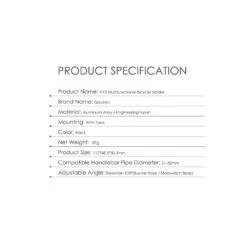 Gaciron Multi Functional Bicycle Handlebar Mount - H10 -Outdoor Equipment Store pcSl3F1kiBf7fAWpSWc4aU8B0dE4nh metaSDEwOi5qcGVn