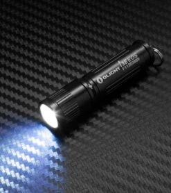 Olight I3E EOS AAA Keyring Flashlight - Black (90 Lumens) -Outdoor Equipment Store product o l olight i3e eos black on cm large