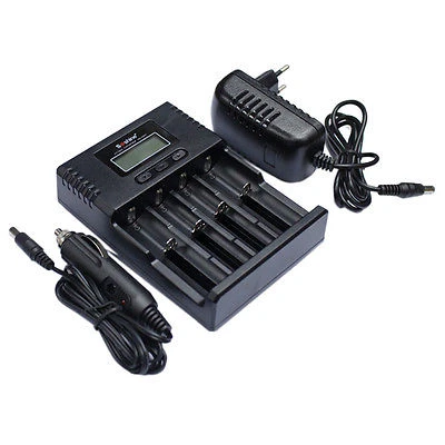 Soshine SC-H4 Li-ion & NiMH LCD Display 4-Bay Battery Charger 4 Soshine SC-H4 Li-ion & NiMH LCD Display 4-Bay Battery Charger - Image 2