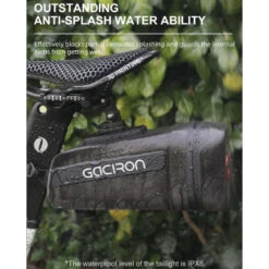 Gaciron Bird Nest 200, Cycling Saddle Bag With Motion Sensor Tail Light - Black -Outdoor Equipment Store rRHXWPCPuZUlJIqEjWh8ltqMABtNP3 metaQmlyZHMgTmVzdCBJUFg2LnBuZw3D3D