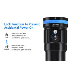 XTAR D30 6000 Extra Wide Angle Dive Photography Torch Kit - 6000 Lumens, High CRI -Outdoor Equipment Store roeZoXUpFyob9MjazB3NXvHZp8rwtl metaRDMwIDYwMDAuLi4uLi5naWY3D 1 1