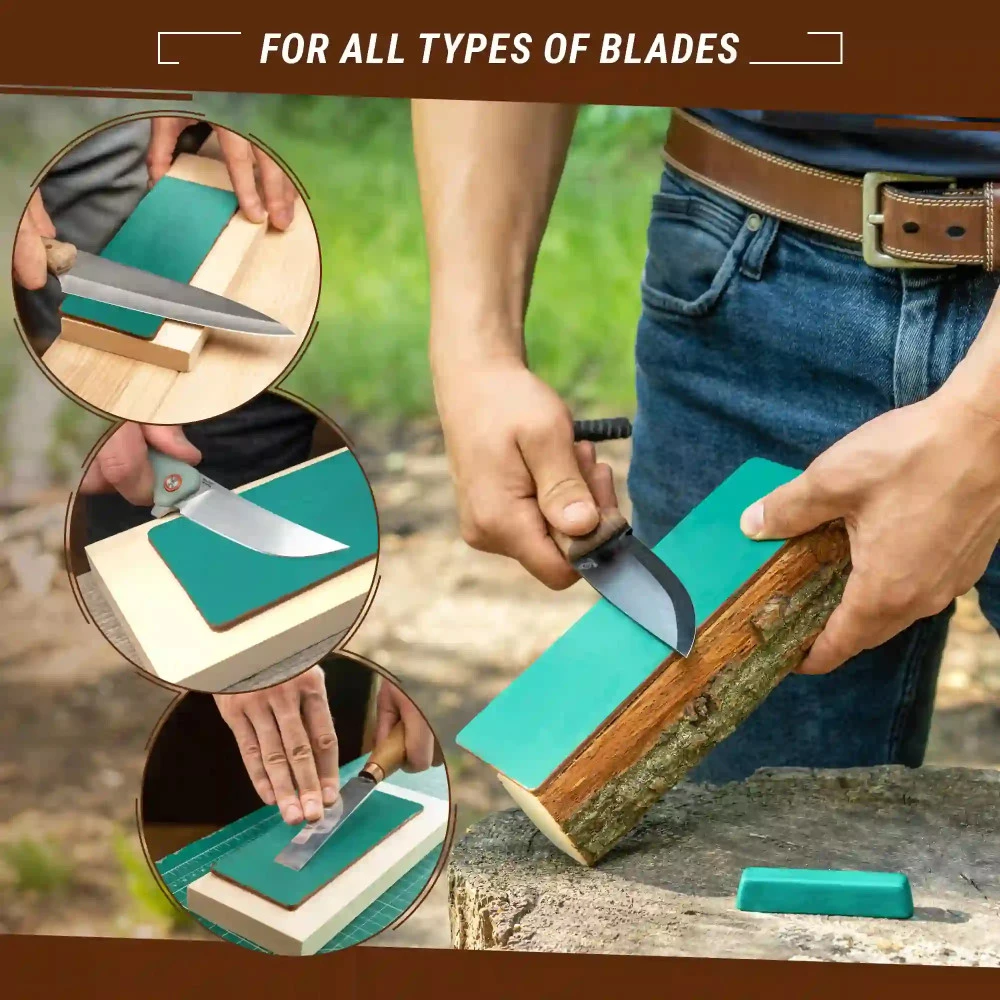 BeaverCraft Leather Strop With Polishing Compound - LS2P1 10 BeaverCraft Leather Strop With Polishing Compound - LS2P1 - Image 8