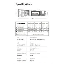 Klarus XT12GT Pro Kit - Rechargeable Hunting Flashlight Kit (1600 Lumens, 850 Metres) -Outdoor Equipment Store u0BXs6OH7852ry2nUz96FOy3y3fqhF metaWFQxMkdUIFBybyBLaXQgOS5qcGVn