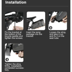 Gaciron Bird Nest 200, Cycling Saddle Bag With Motion Sensor Tail Light - Black -Outdoor Equipment Store uj11vRf3dB64KPVKwNnOlV9wml8uUo metaQmlyZHMgTmVzdCBJbnN0YWxsYXRpb24ucG5n