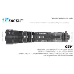 Eagtac G3V USB-C Rechargeable Tactical Torch (3200 Lumens, 247 Metres)) -Outdoor Equipment Store uyfkV5Koau3mB8JhUXY1d9B2jtvUCZ metaZzN2X3Byb2R1Y3RfZGV0YWlsc18tOC5qcGc3D