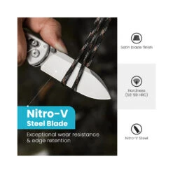 Kizer Vanguard Drop Bear V3619A1 - 2.97" Satin Nitro-V Blade, Clutch Lock, Transparent Acrylic Handles -Outdoor Equipment Store vBSDiyRqDRRoZIzvgbTGJsS1OQQNy2 metaVjM2MTlBMS4uLmpwZWc3D