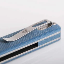 Vosteed Corgi - 2.98" Satin 14C28N Sheepsfoot Blade, Blue Micarta Handle, Trek Lock - A0725 -Outdoor Equipment Store wkgnEzHFBNtYXW2o4ANvxLp7qQ6chw metaY29yZ2ktQTA3MjVfNy53ZWJw