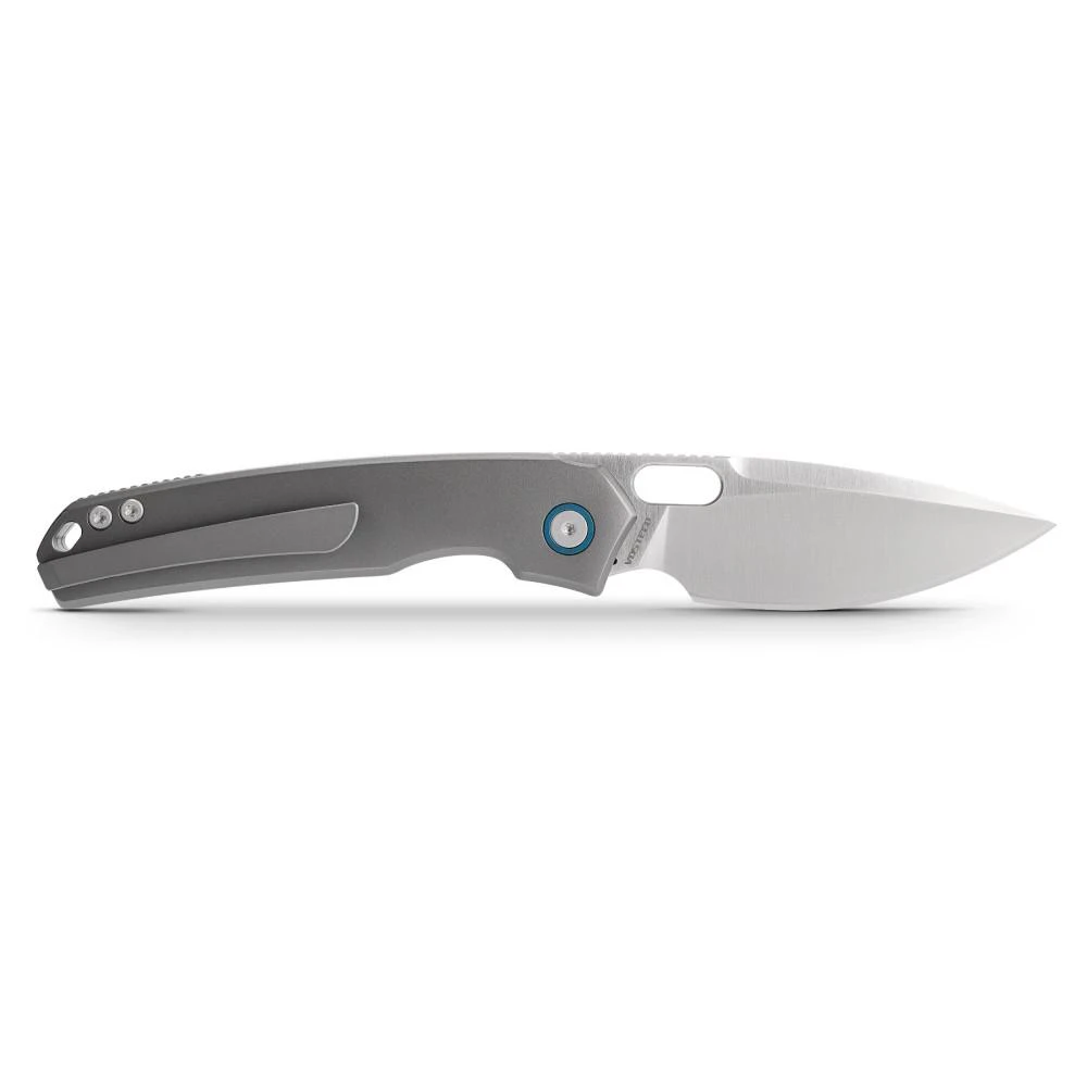 Vosteed Psyop - 3.32" Satin Elmax Blade, Titanium Handle, Top Liner Lock - A2204 5 Vosteed Psyop - 3.32" Satin Elmax Blade, Titanium Handle, Top Liner Lock - A2204 - Image 3