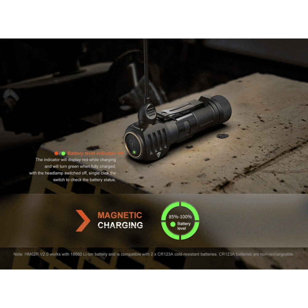 Fenix HM61R V2.0 Multifunctional Headlamp With Red Light And Magnetic Charging (1600 Lumens, 162 Metres) 16 Fenix HM61R V2.0 Multifunctional Headlamp With Red Light And Magnetic Charging (1600 Lumens, 162 Metres) - Image 14