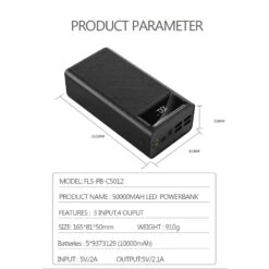 50,000mAh High Capacity Power Bank + Flashlight, 4-Port Output -Outdoor Equipment Store yXPxOv0qSGDIJHQ8bVjF567xS73JNH metaNTAsMDAwbUFoIGRpbWVuc2lvbnMud2VicA3D3D