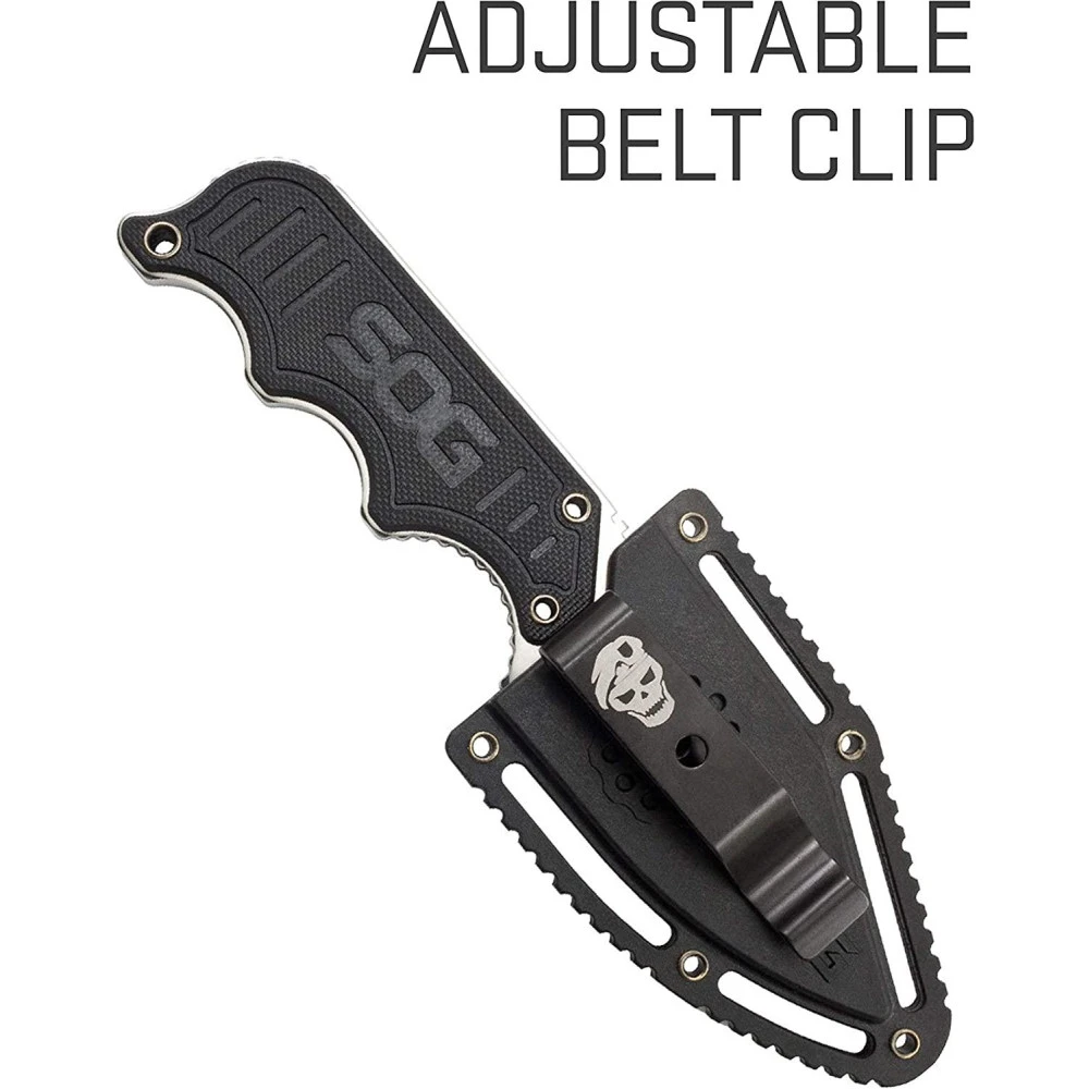 SOG Instinct Mini Neck Knife, Black G10, NB1012-CP 4 SOG Instinct Mini Neck Knife, Black G10, NB1012-CP - Image 2