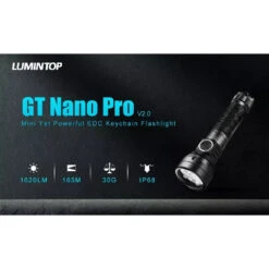 Lumintop GT Nano PRO V2.0 Ultra Compact NW Torch (1620 Lumens, 165 Metres) -Outdoor Equipment Store zptgobdgsIa2Y4IUd1bLagp299RcwA metaR1QtTmFuby1Qcm8tVjJfMDEud2VicA3D3D